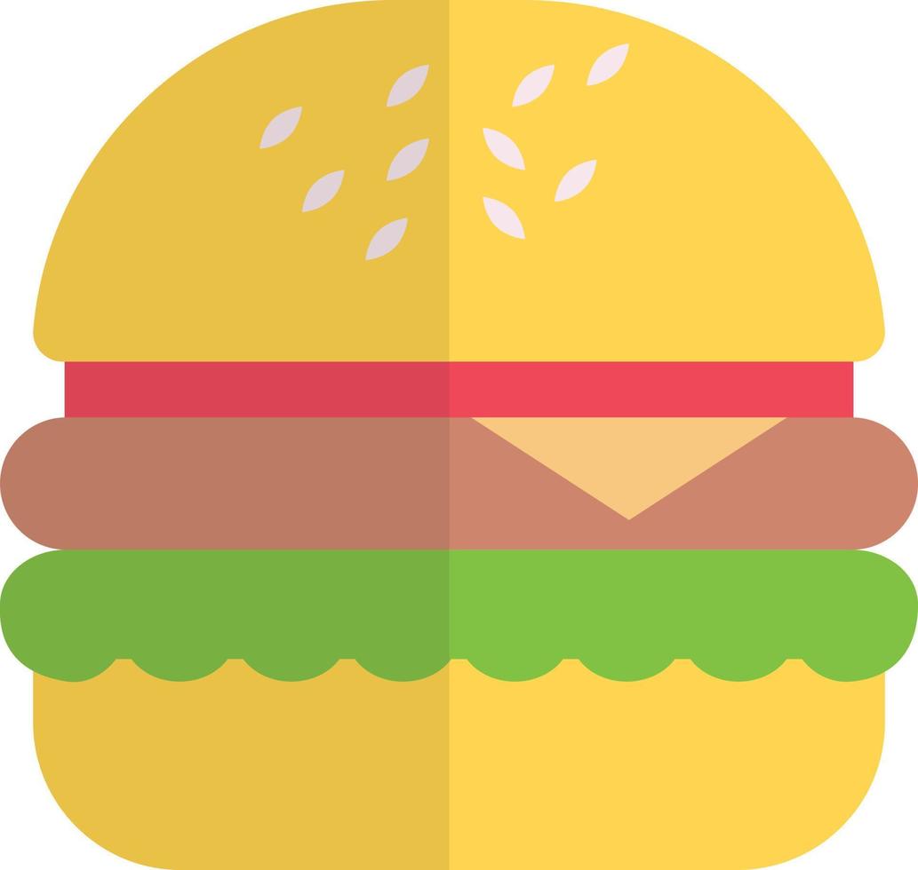 burgervektorillustration auf einem hintergrund. hochwertige symbole. vektorikonen für konzept und grafikdesign. vektor