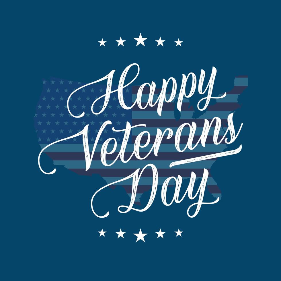 Happy Veterans Day - zu Ehren aller, die dem Poster gedient haben. 11. November. Feier zum Tag der US-Veteranen. Memorial American Veteran Day Vektor-Design-Illustration. hintergrund des veteranentages. vektor