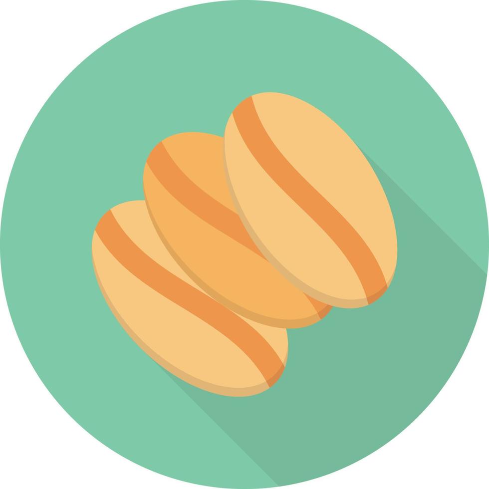 bäckereivektorillustration auf einem hintergrund. hochwertige symbole. vektorikonen für konzept und grafikdesign. vektor