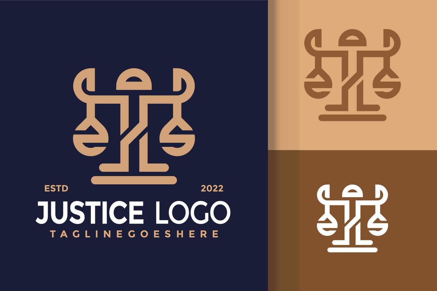 lag och rättvisa logotyp design, varumärke identitet logotyper vektor, modern logotyp, logotyp mönster vektor illustration mall