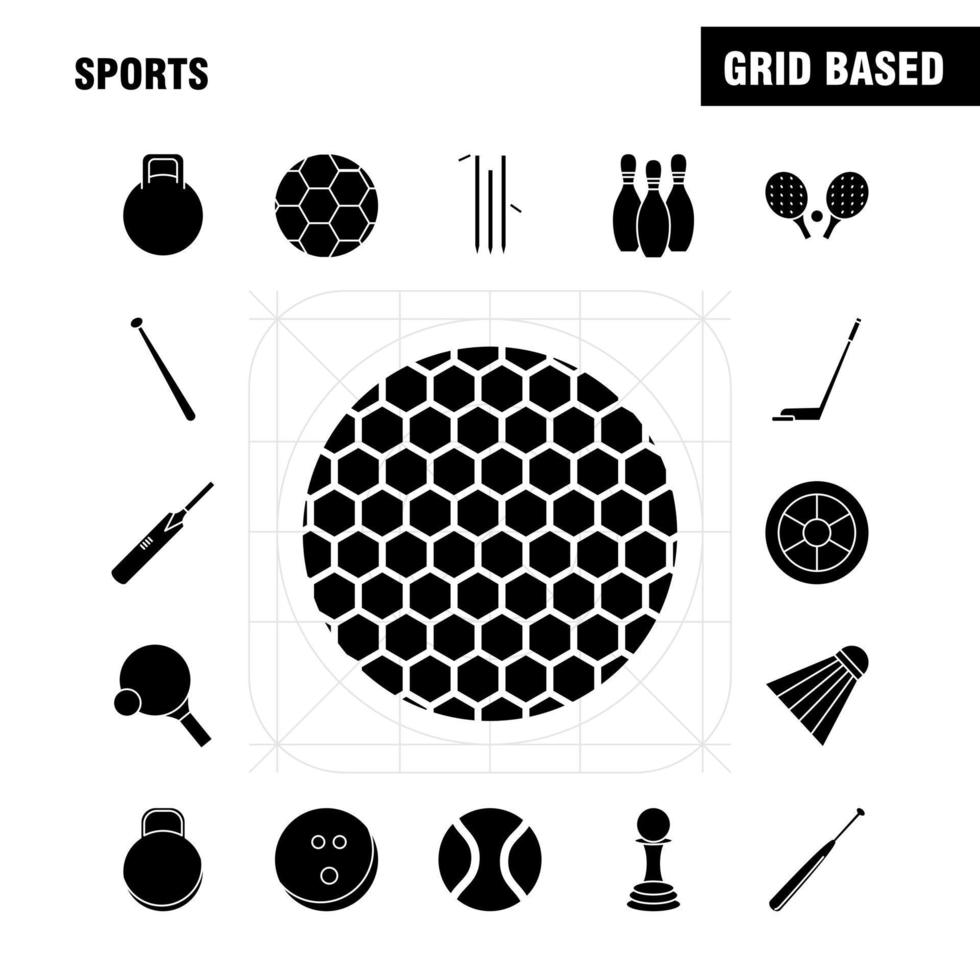 sporter fast glyf ikoner uppsättning för infographics mobil uxui utrustning och skriva ut design inkludera hjul bil fordon resa flagga sporter flagga flaggor eps 10 vektor