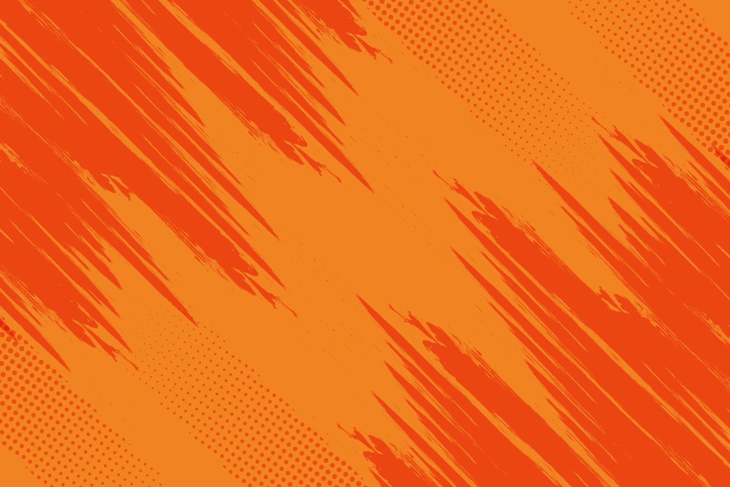 orange abstrakt grunge textur med halvton bakgrund vektor