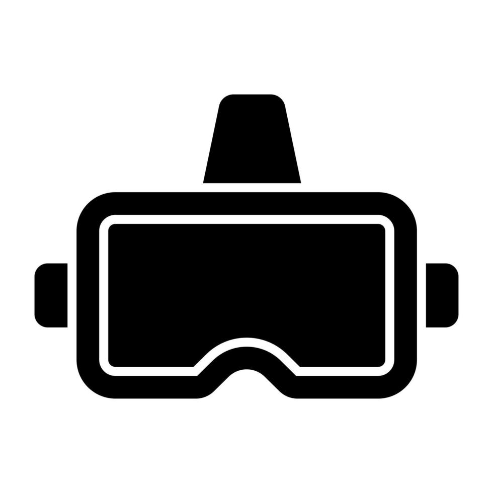 ein Icon-Design einer VR-Brille vektor