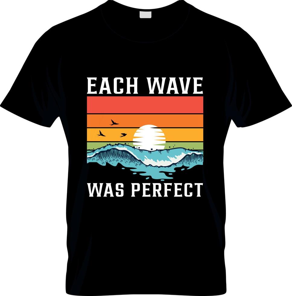 Surf-T-Shirt-Design, Surf-T-Shirt-Slogan und Bekleidungsdesign, Surf-Typografie, Surf-Vektor, Surf-Illustration vektor