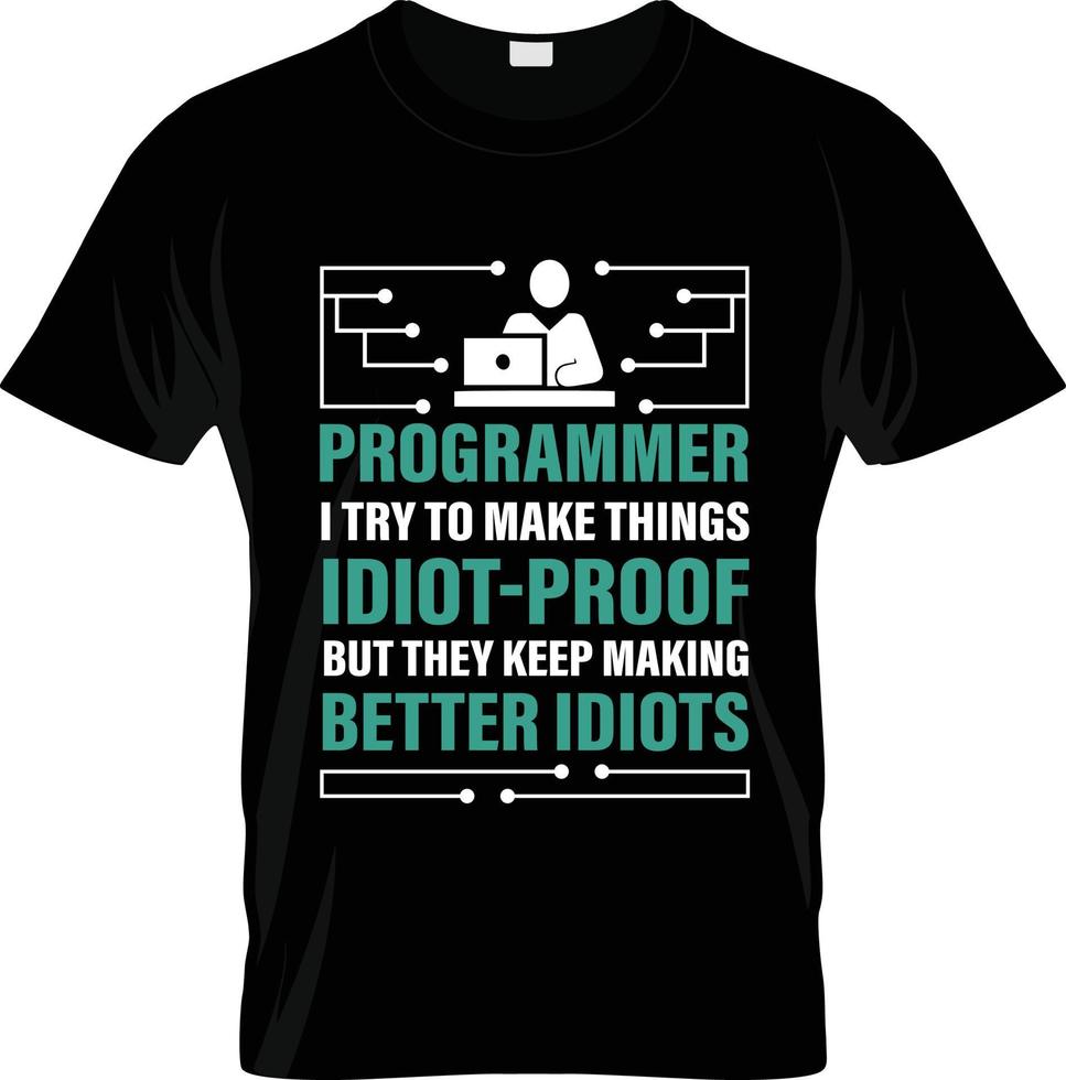 Softwareentwickler-T-Shirt-Design, Softwareentwickler-T-Shirt-Slogan und Bekleidungsdesign, Softwareentwickler-Typografie, Softwareentwickler-Vektor, Softwareentwickler-Illustration vektor