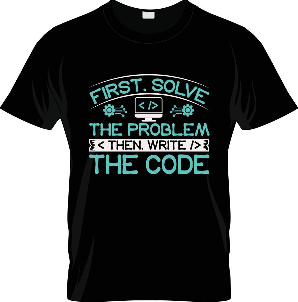 Softwareentwickler-T-Shirt-Design, Softwareentwickler-T-Shirt-Slogan und Bekleidungsdesign, Softwareentwickler-Typografie, Softwareentwickler-Vektor, Softwareentwickler-Illustration vektor