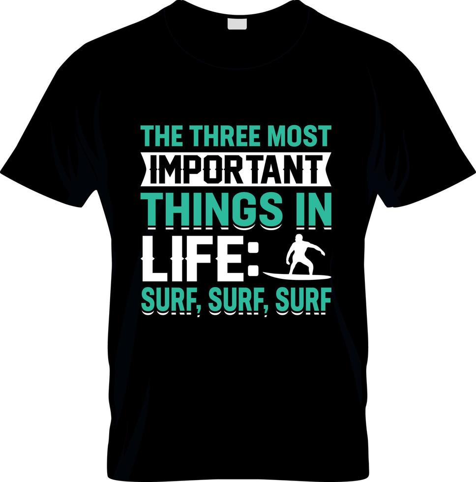 surfing t-shirt design, surfing t-shirt slogan och kläder design, surfing typografi, surfing vektor, surfing illustration vektor