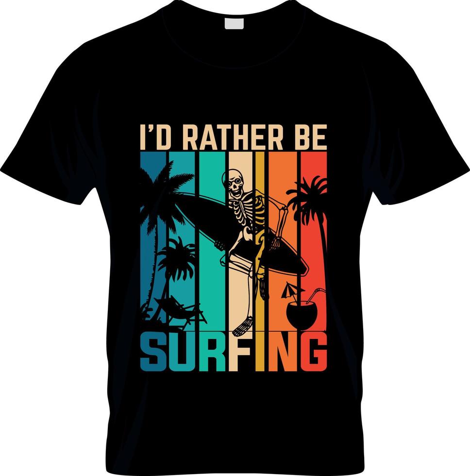 surfing t-shirt design, surfing t-shirt slogan och kläder design, surfing typografi, surfing vektor, surfing illustration vektor