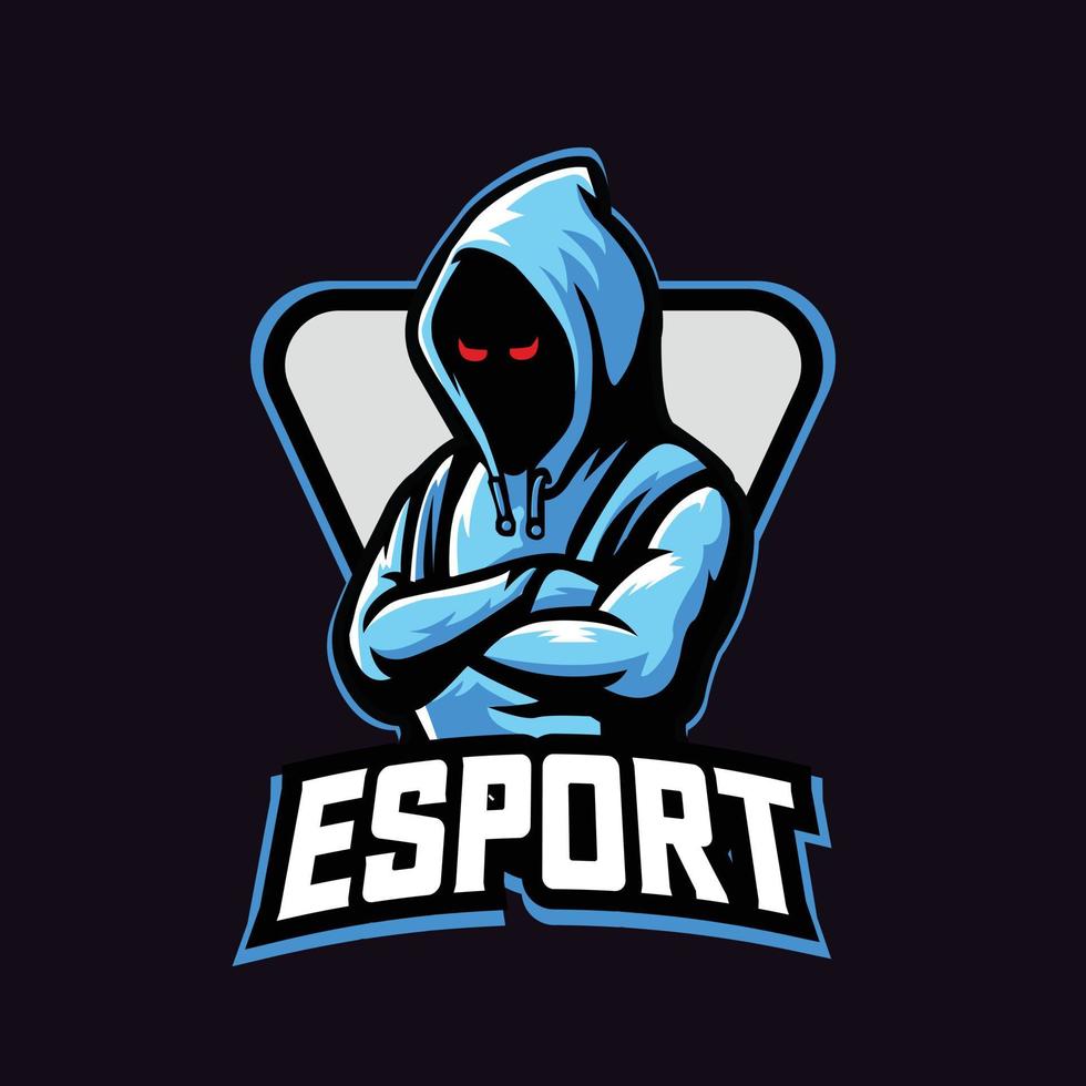 Vektor Stock Esport Logo Maskottchen Design