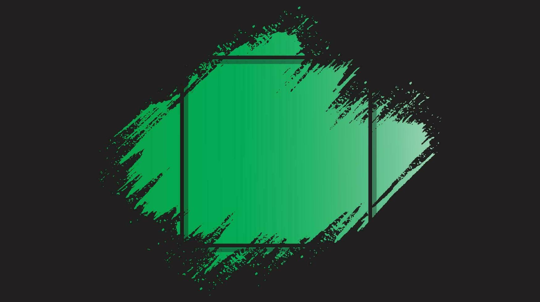 farbverlauf grün pinselstrich banner vorlage vektor