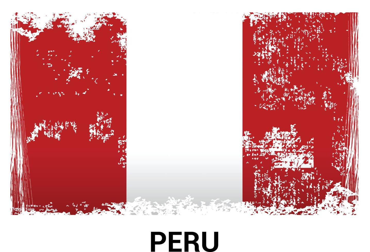 peru flaggor design vektor