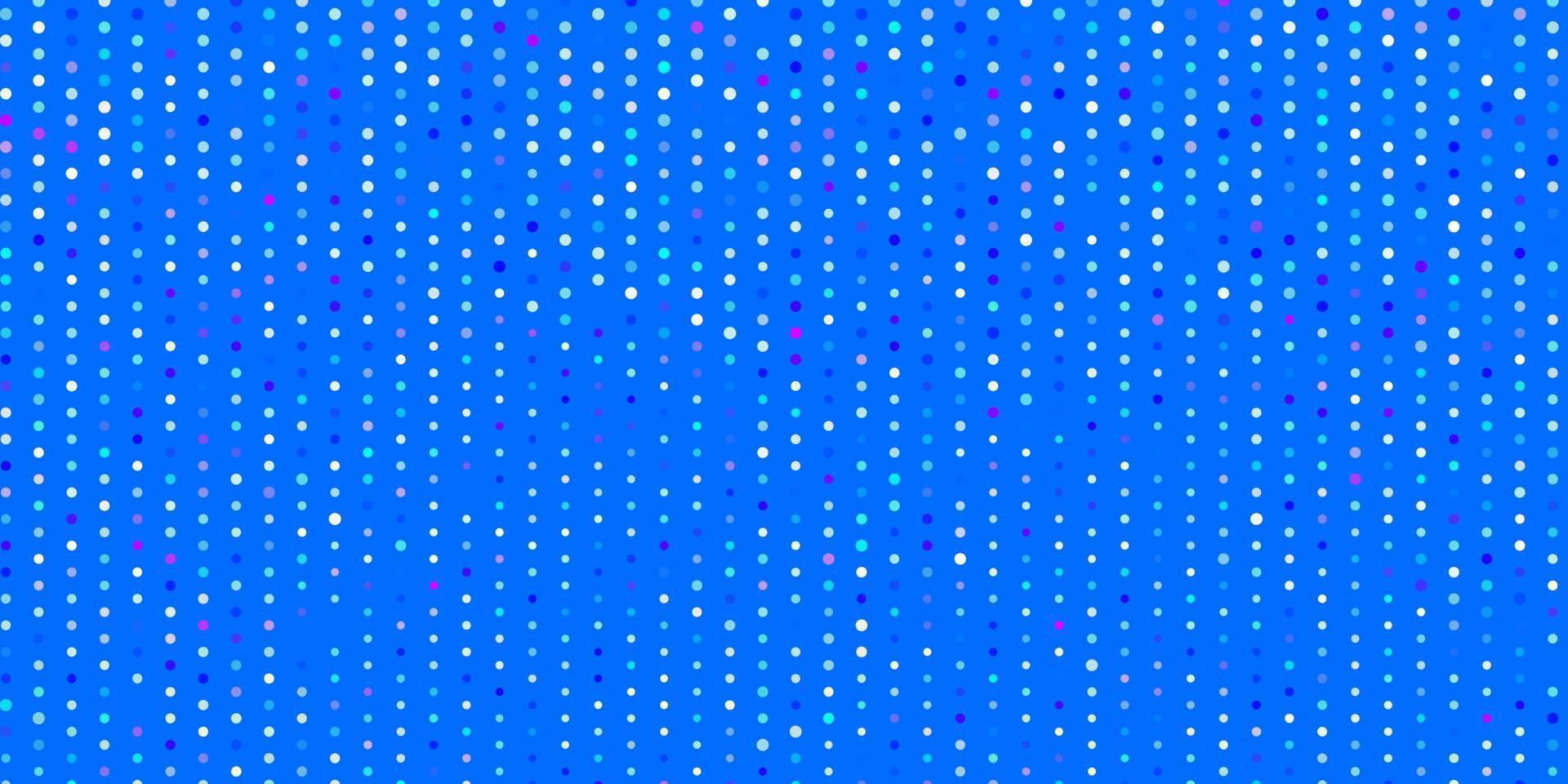 hellrosa, blauer Vektorhintergrund mit Blasen. vektor