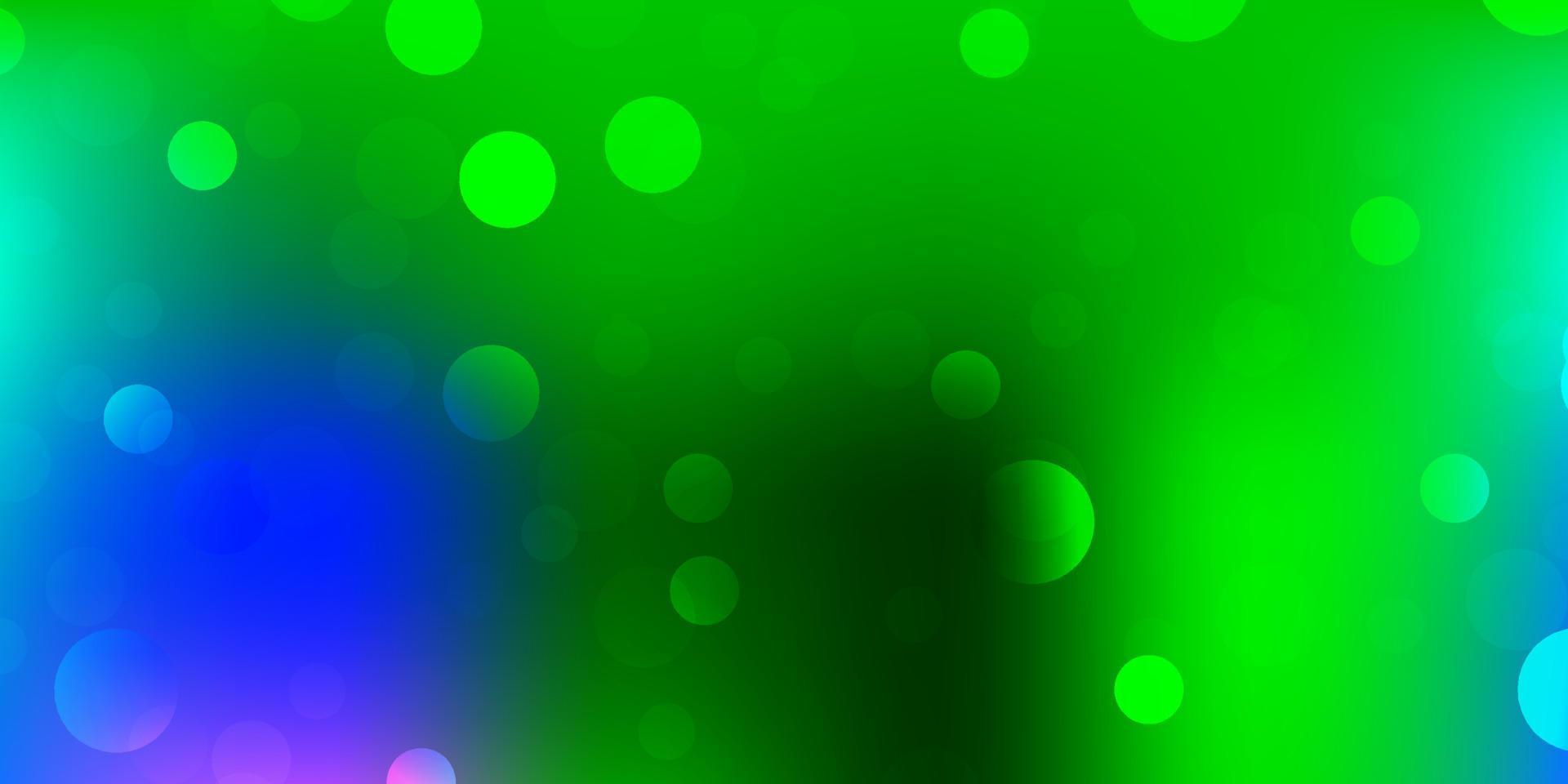 ljusrosa, gröna vektormall med abstrakta former. vektor