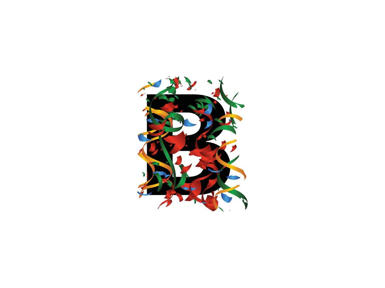 Alphabet b bb Buchstabe Logo Symbol Vektor