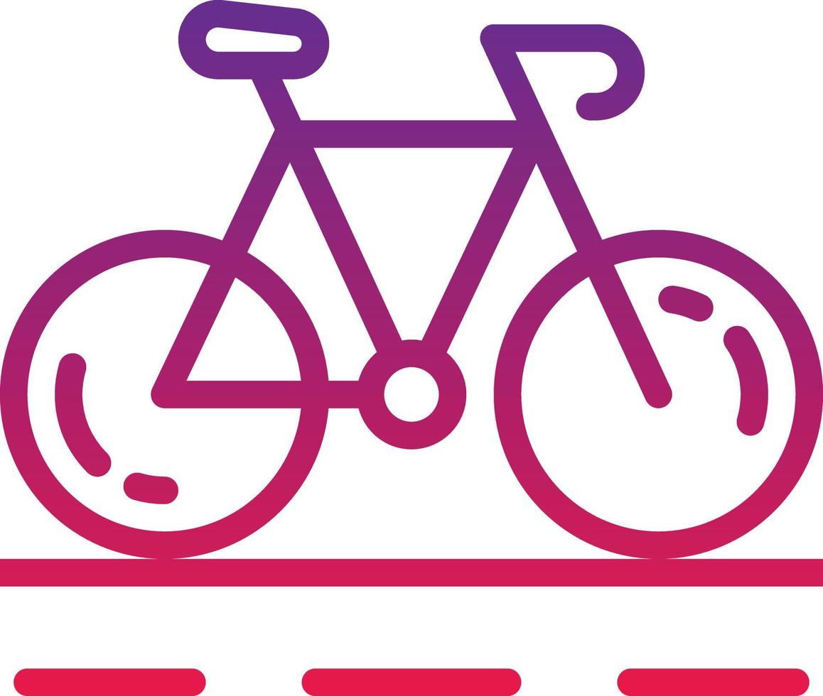 cykling bycicle sport cykel - lutning ikon vektor