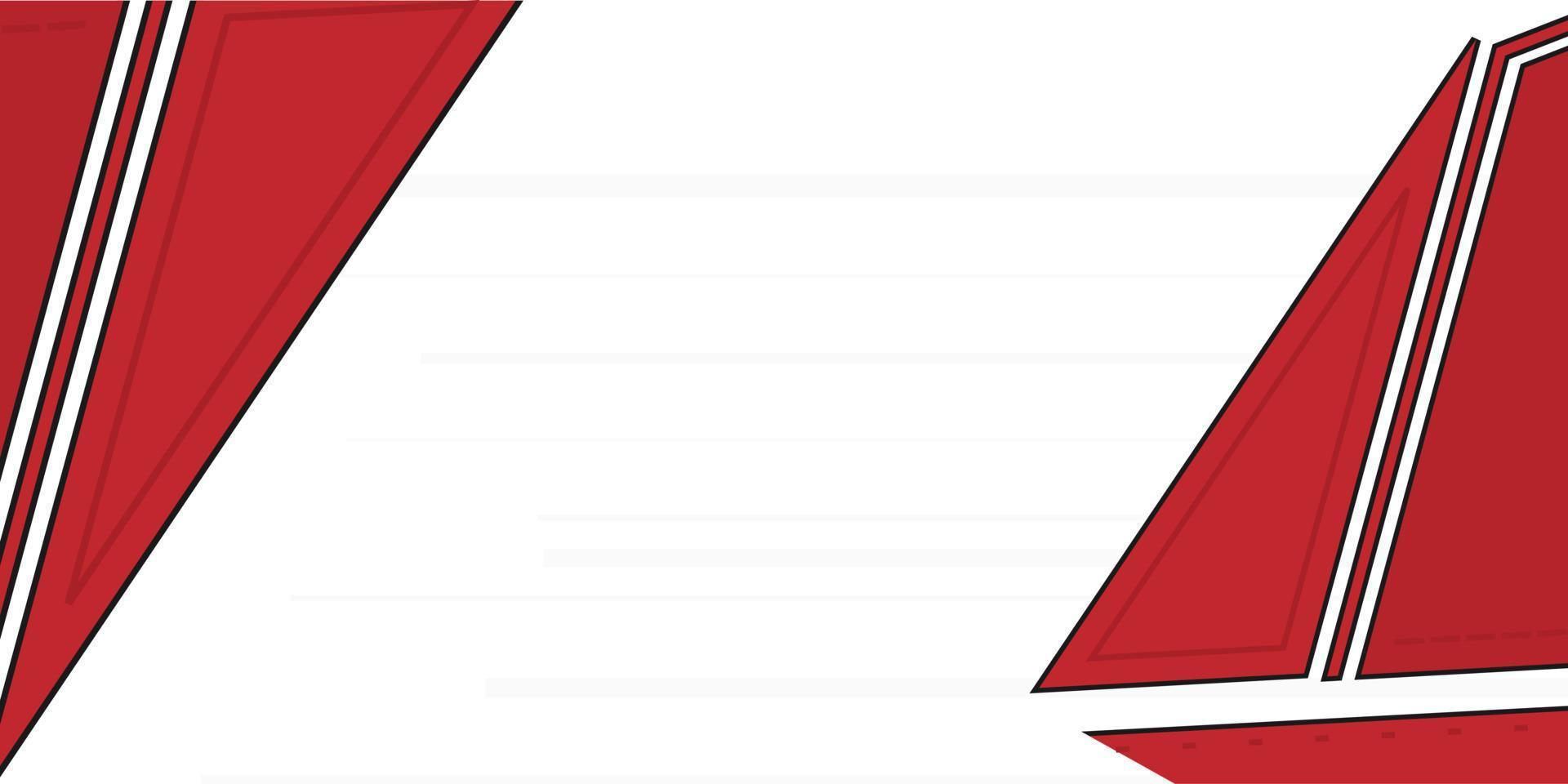 abstrakt röd bakgrund med geometrisk form. copy område vektor