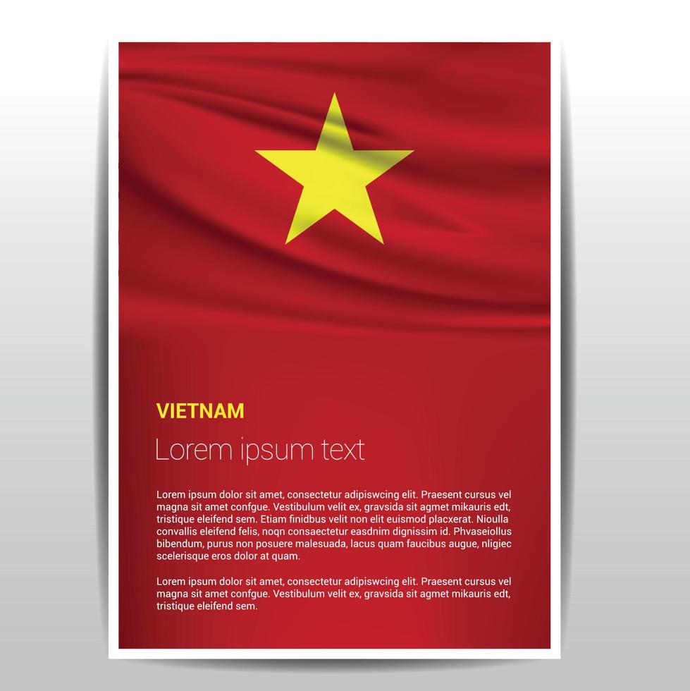vietnam oberoende dag design vektor