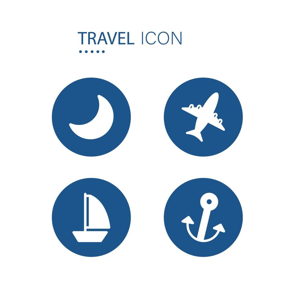 symbol av resa fordon ikoner på blå cirkel form isolerat på vit bakgrund. resa ikoner vektor illustration.