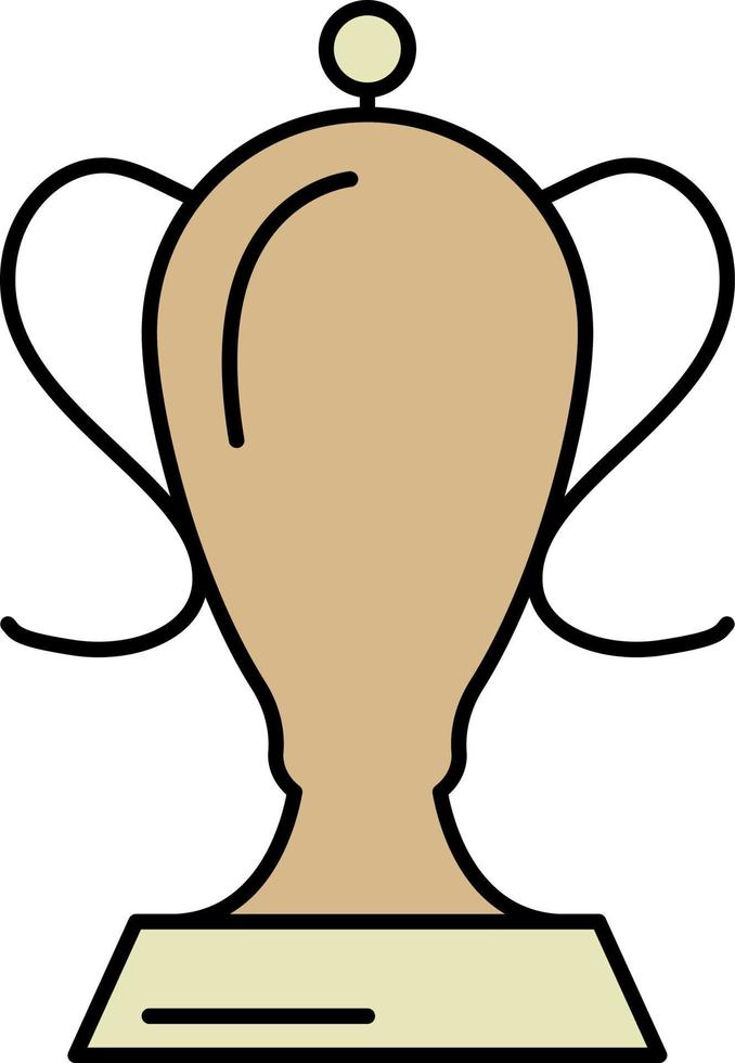 Auszeichnung, Symbol für die Pokalfarbe vektor