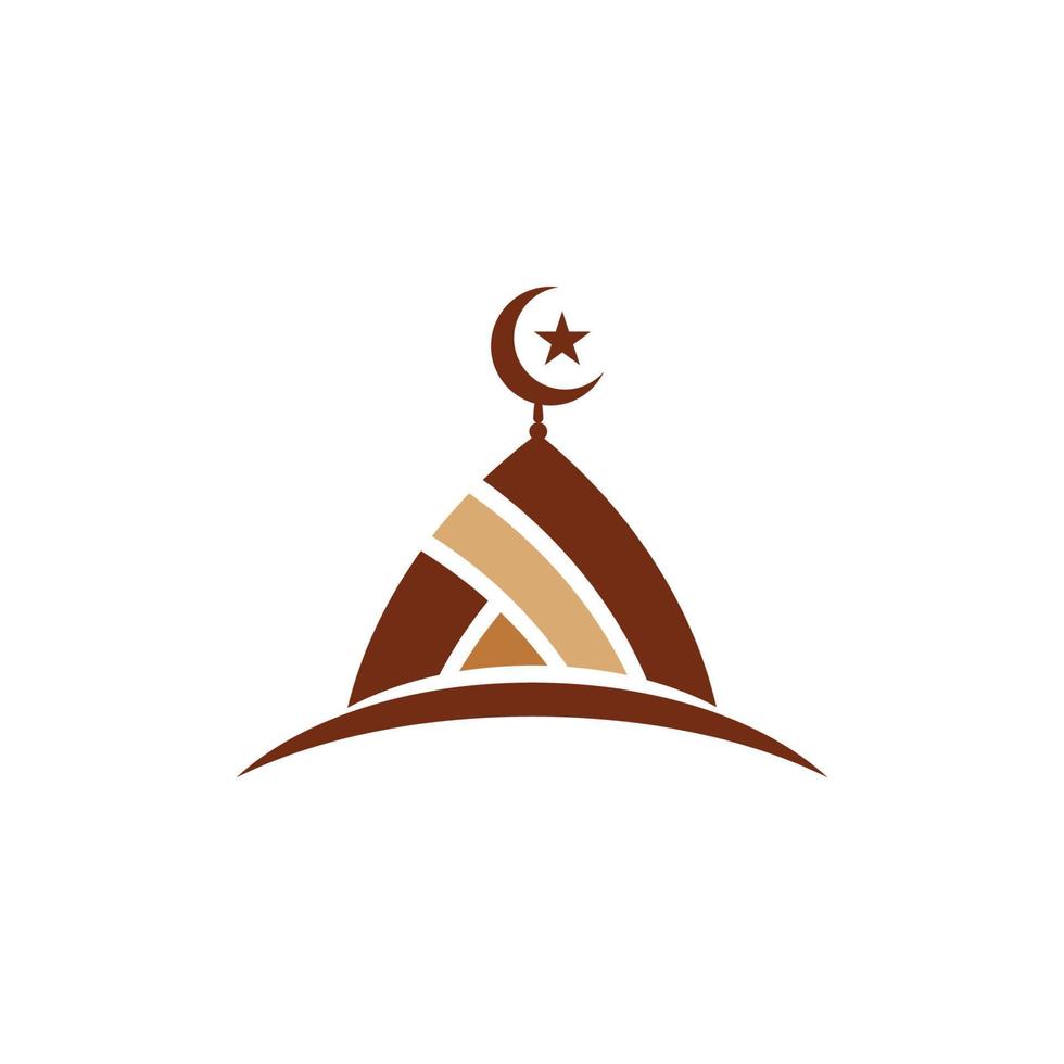 Moschee Symbol Vektor Illustration Design