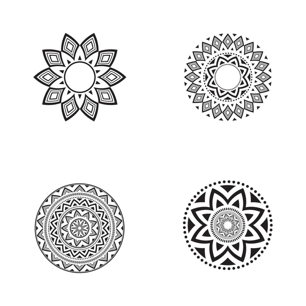 cirkulär mönster i form av mandala illustration vektor