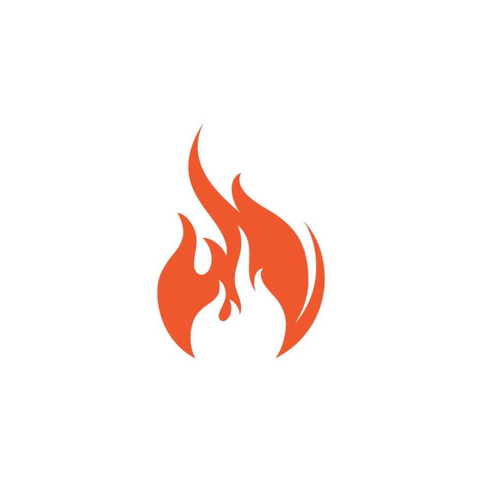 Flamme Symbol Feuer Vektor Design