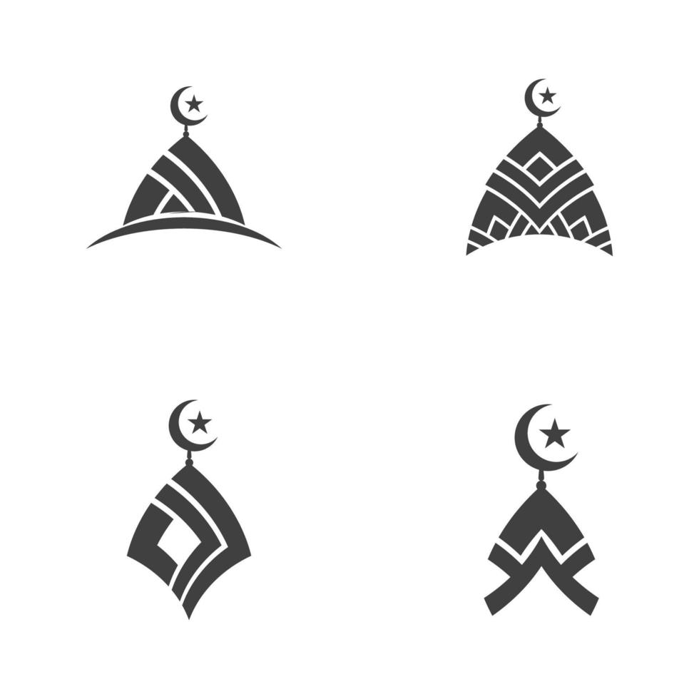 moslem ikon vektor illustration