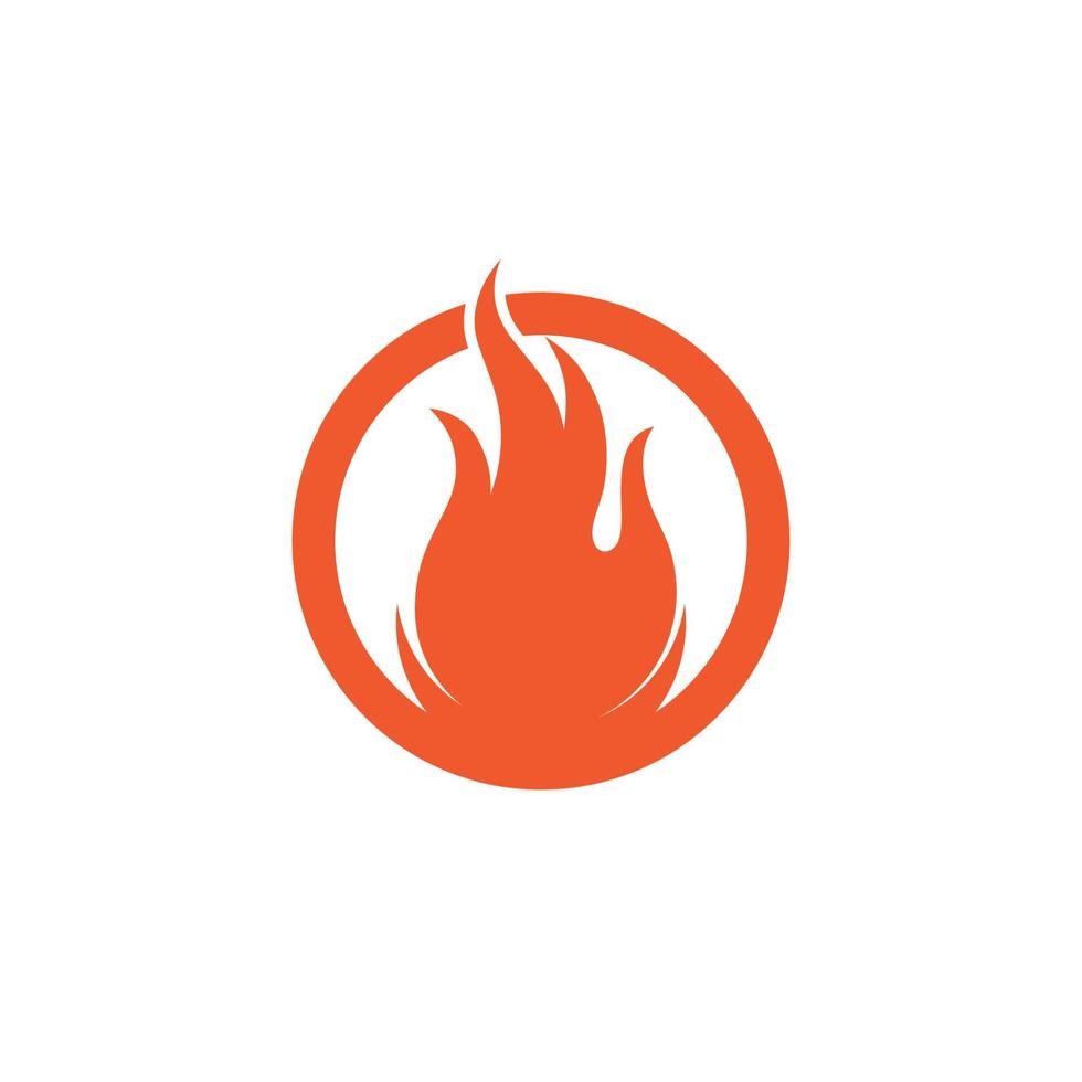 Flamme Symbol Feuer Vektor Design