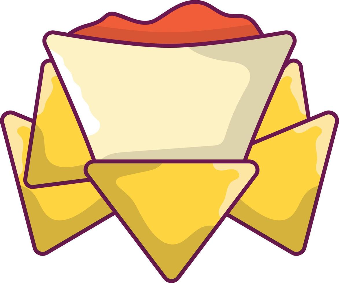 samosa-vektorillustration auf einem hintergrund. hochwertige symbole. vektorikonen für konzept und grafikdesign. vektor