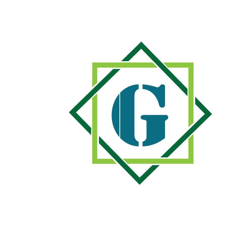 buchstabe g logo symbol designvorlagenelemente für ihre anwendung oder unternehmensidentität. vektor