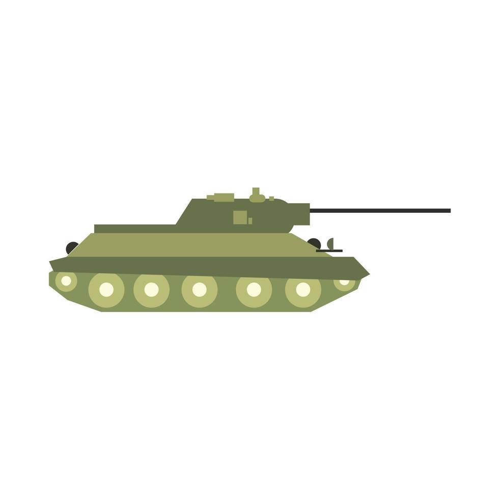 flaches Tanksymbol vektor