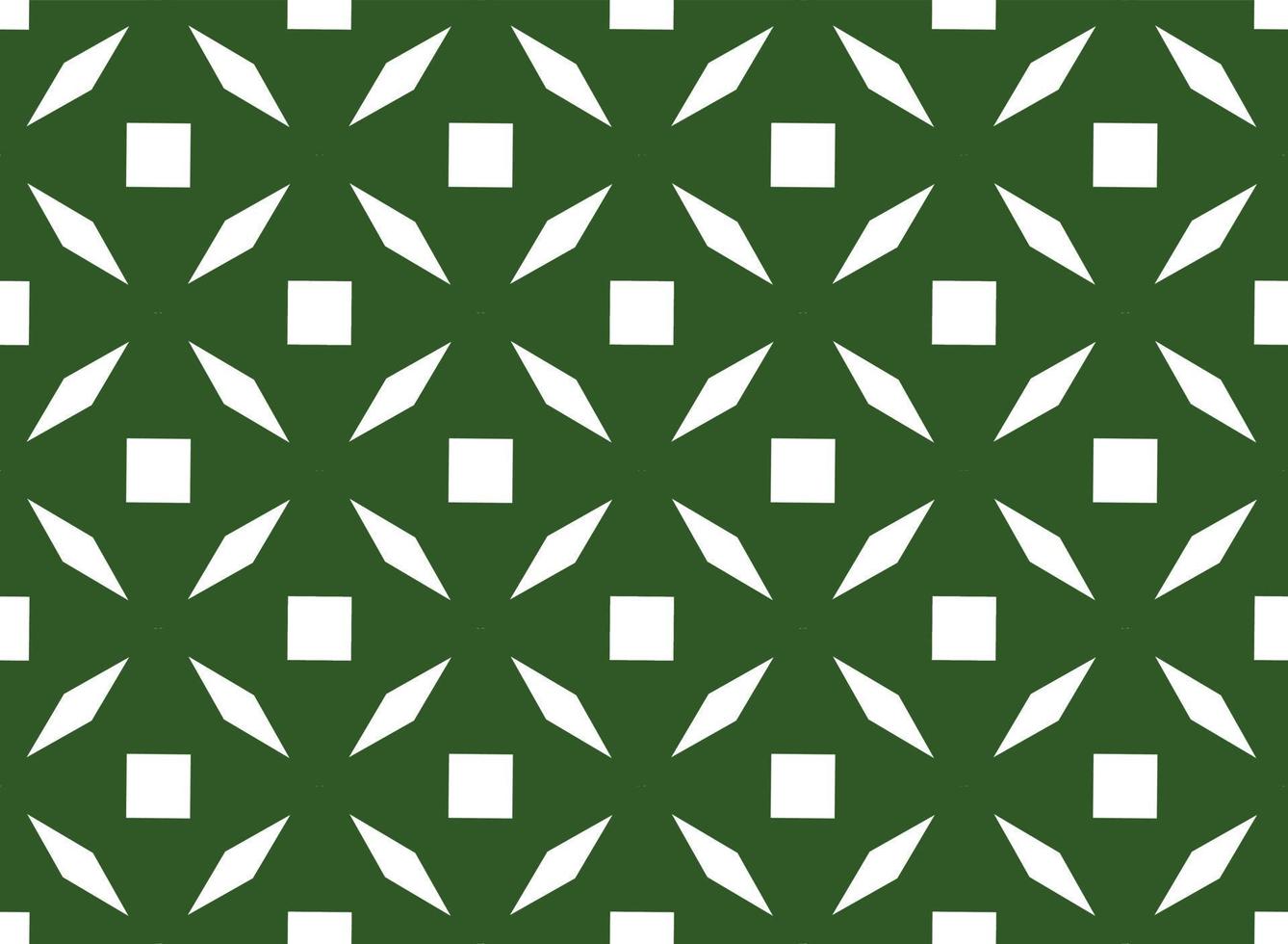 geometrisches Muster nahtlos. grüne Farbe mit Raute. Vektor-Illustration. vektor