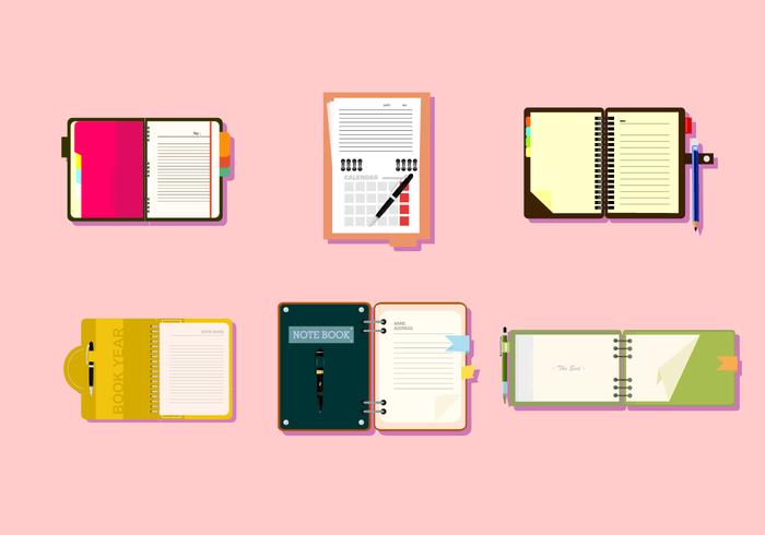 Notebooks Free Vector