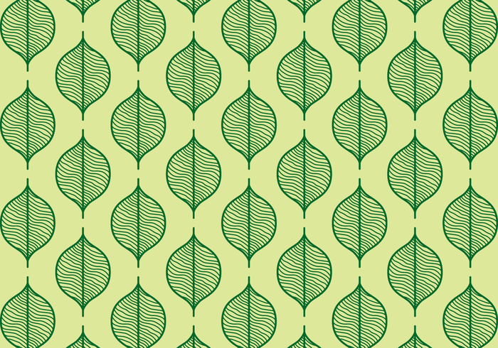 Grön seamless blad bakgrund vektor