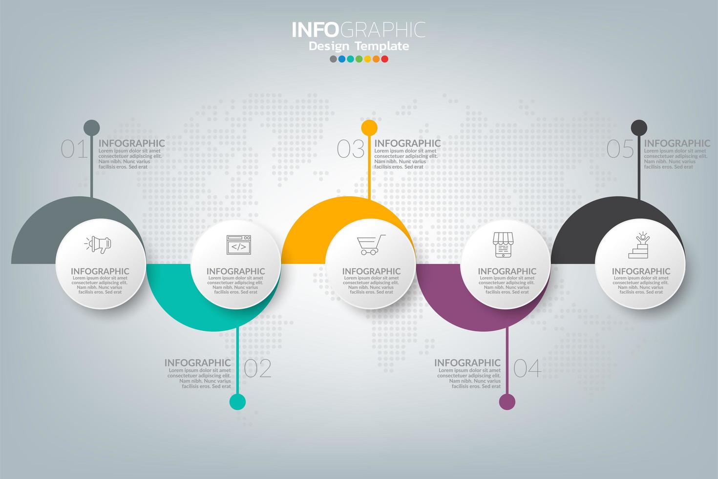 Wie zum Erfolg Business Infografik vektor