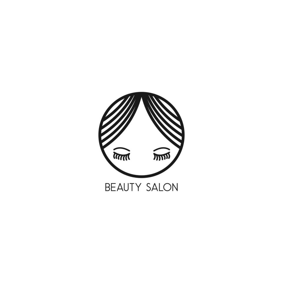 Beauty-Frisur-Logo-Vektor vektor