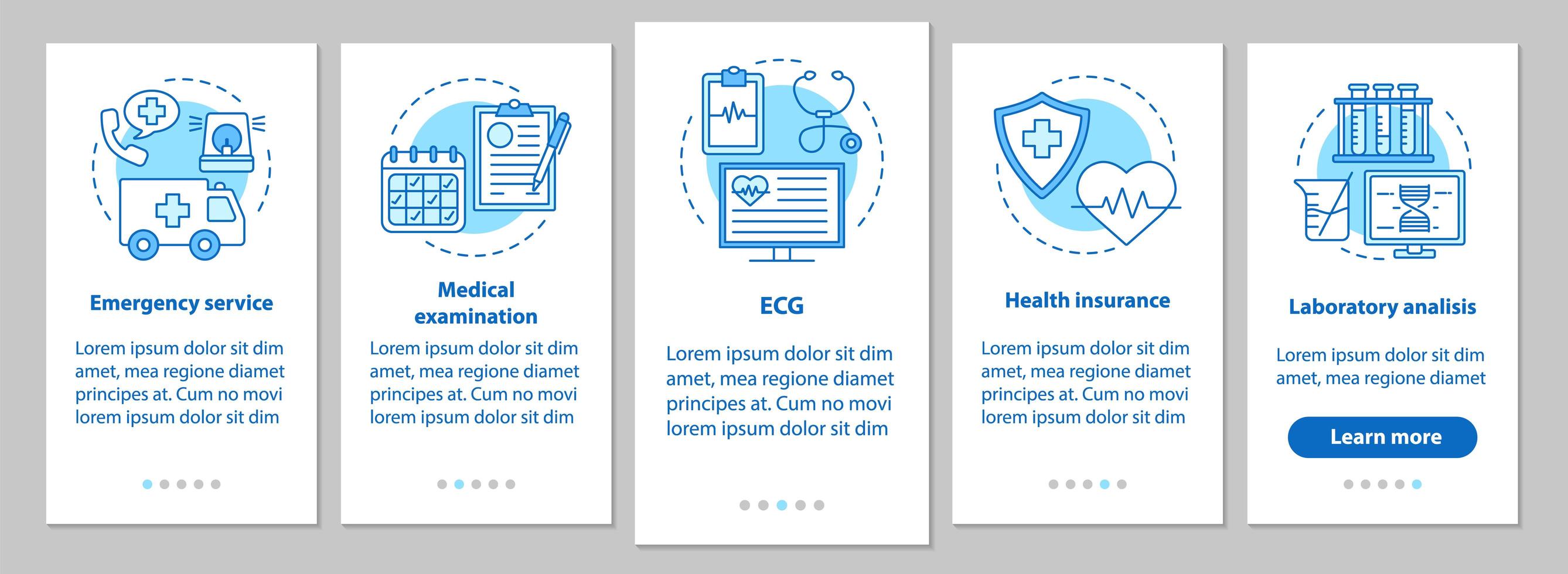 mobilapp för medicin och hälsa vektor