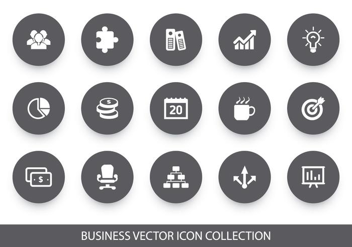 Affärs Vector Icon Collection
