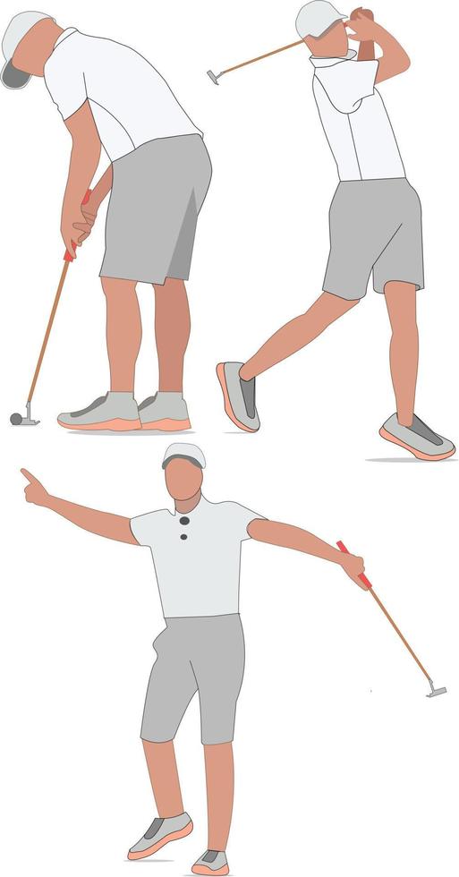 Sport Golf spielen vektor