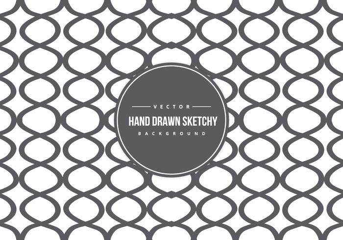 Nette Hand gezeichnete Art-Hintergrund-Muster vektor
