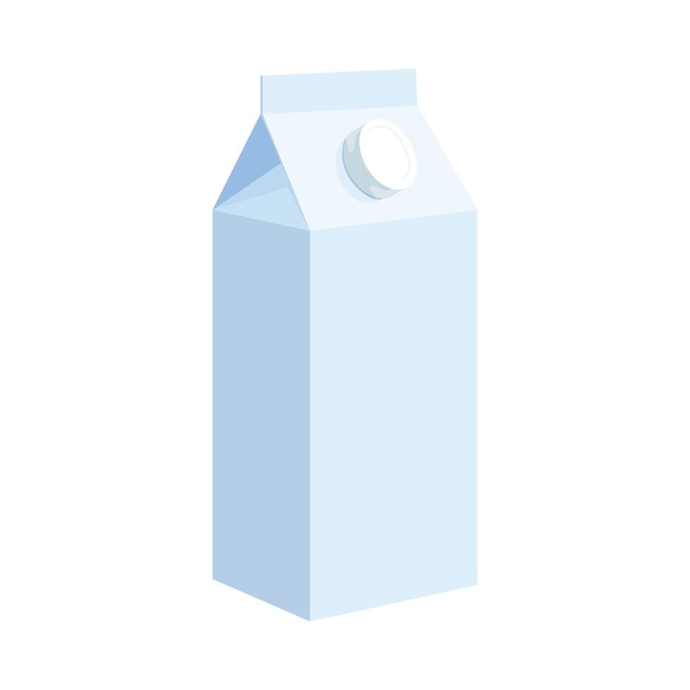 Milchkasten-Symbol, Cartoon-Stil vektor