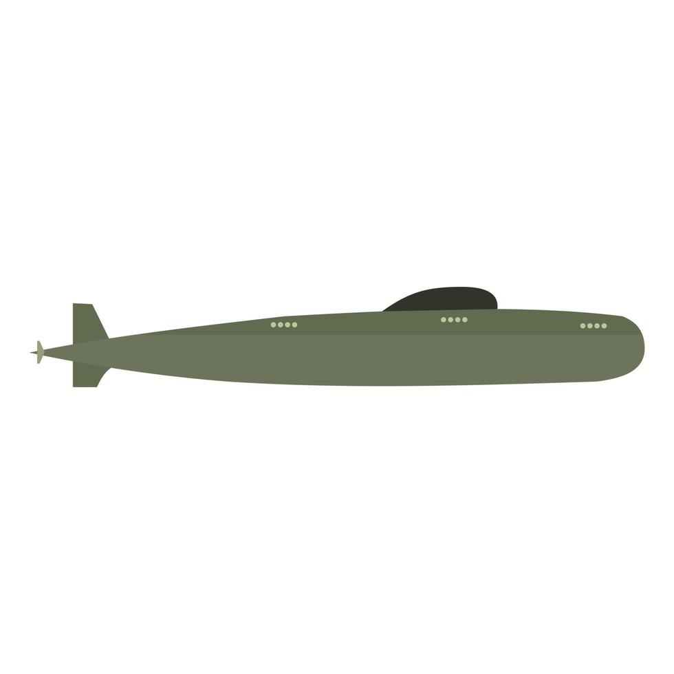 U-Boot-Flachsymbol vektor