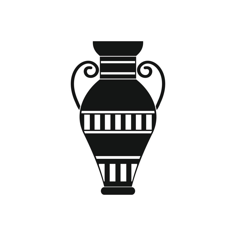 ägyptische Vasenikone, einfacher Stil vektor