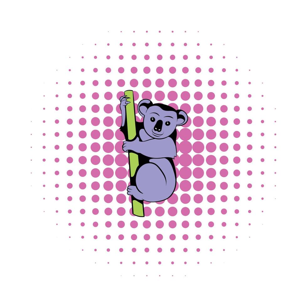 koala ikon i serier stil vektor