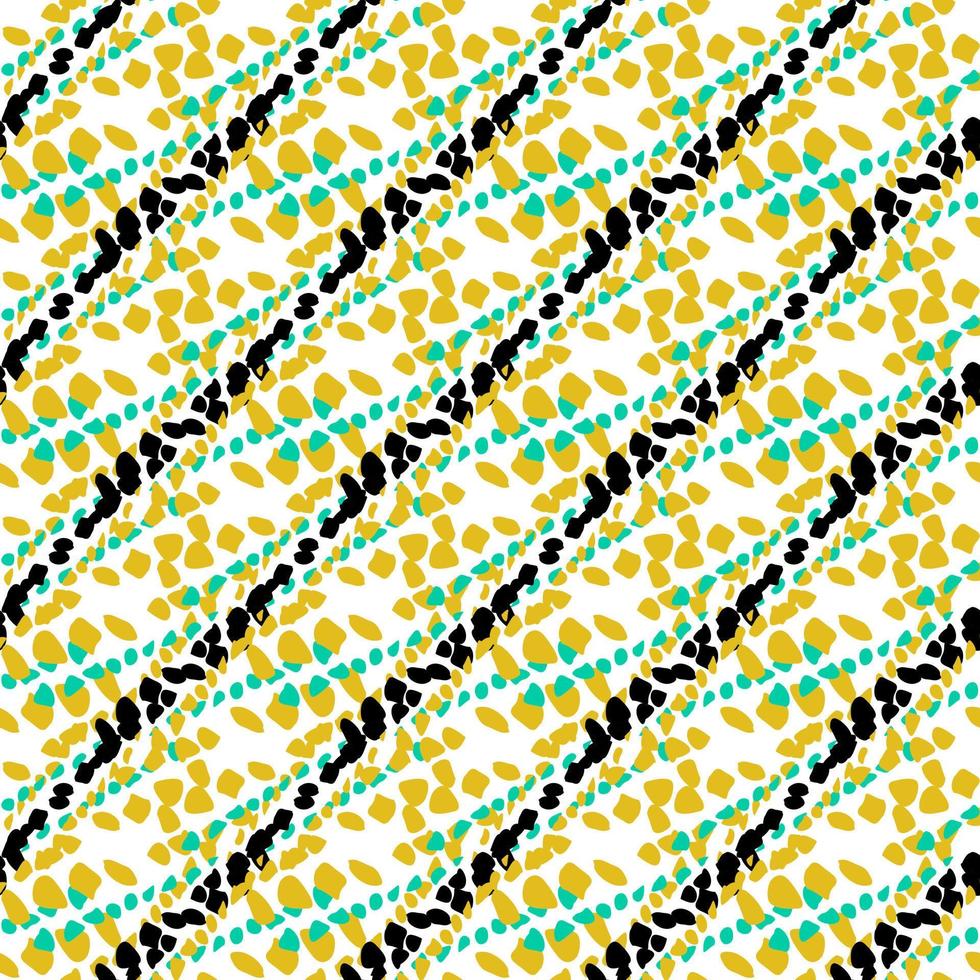 etnisk abstrakt sömlös mönster med färgrik former. vektor illustration