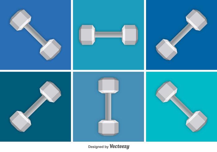 Dumbbell Vector Icons