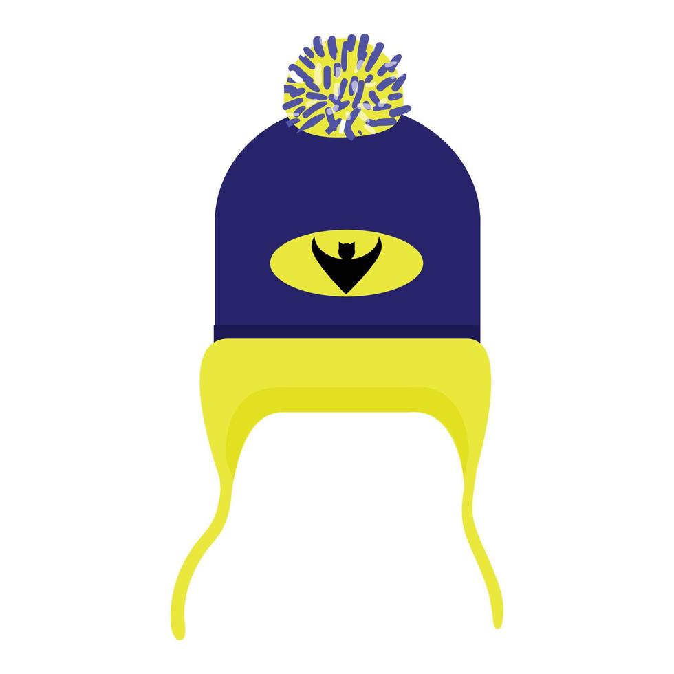 Kunst Winter Kopfbedeckung Symbol Cartoon Vektor. kalter Hut vektor