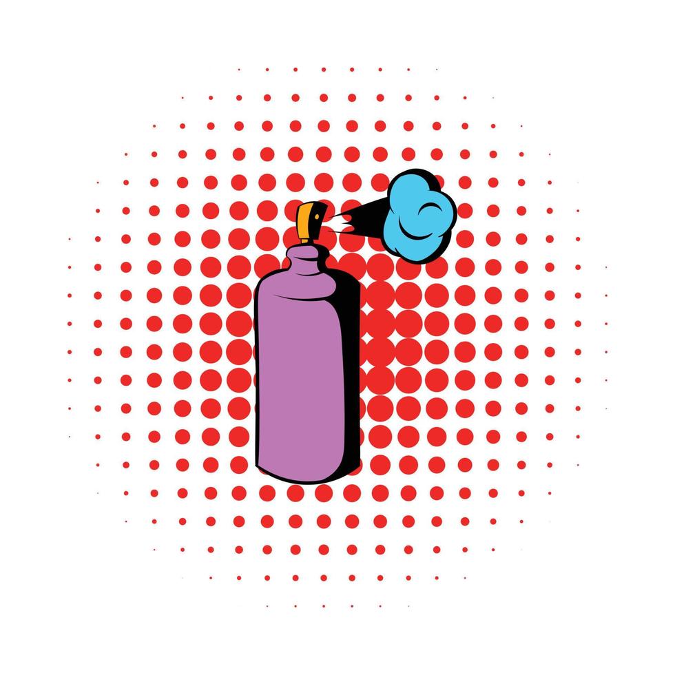 spray kan i använda sig av ikon, serier stil vektor