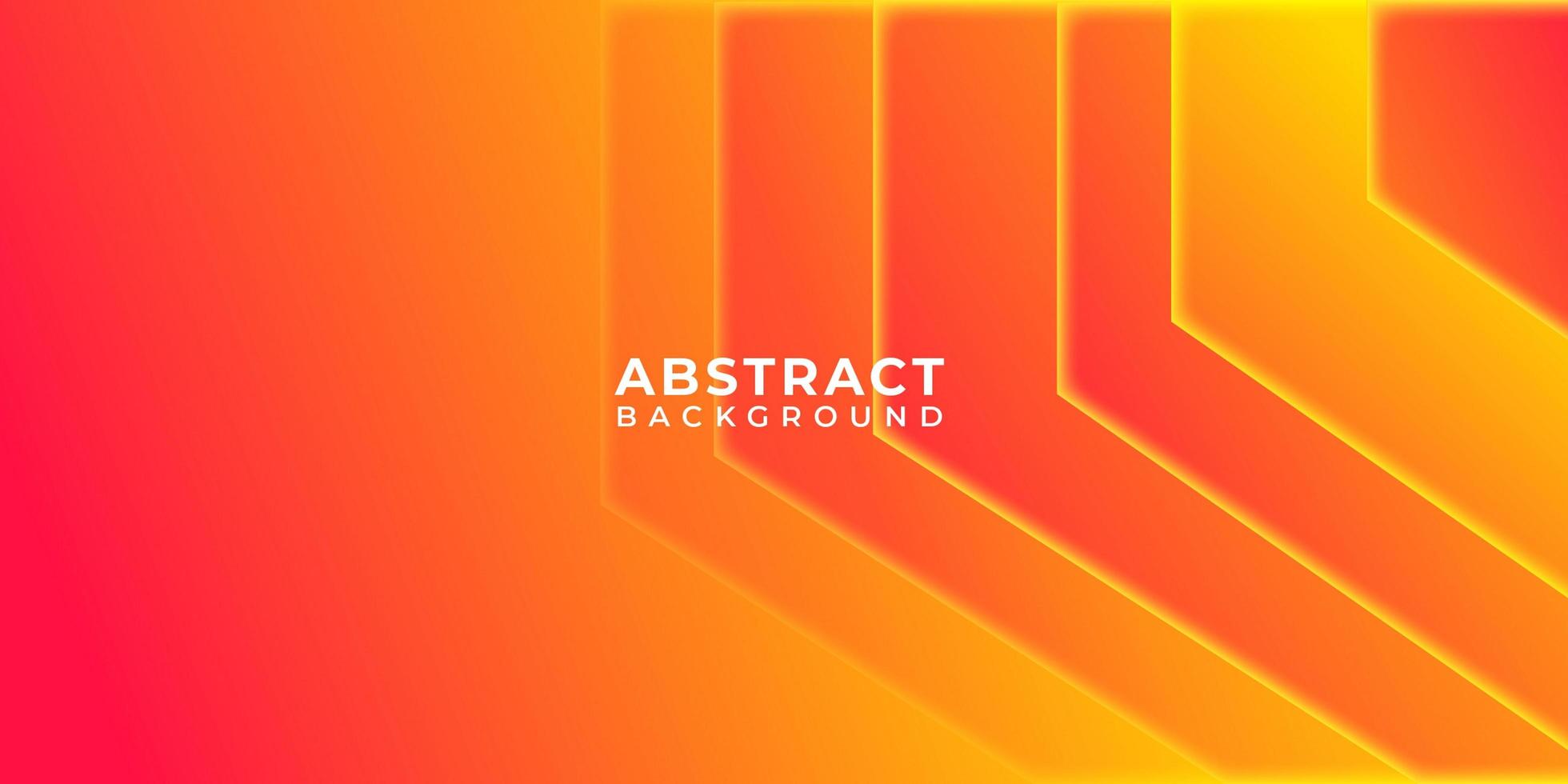 abstrakter Hintergrund der geometrischen orangegelben Form vektor