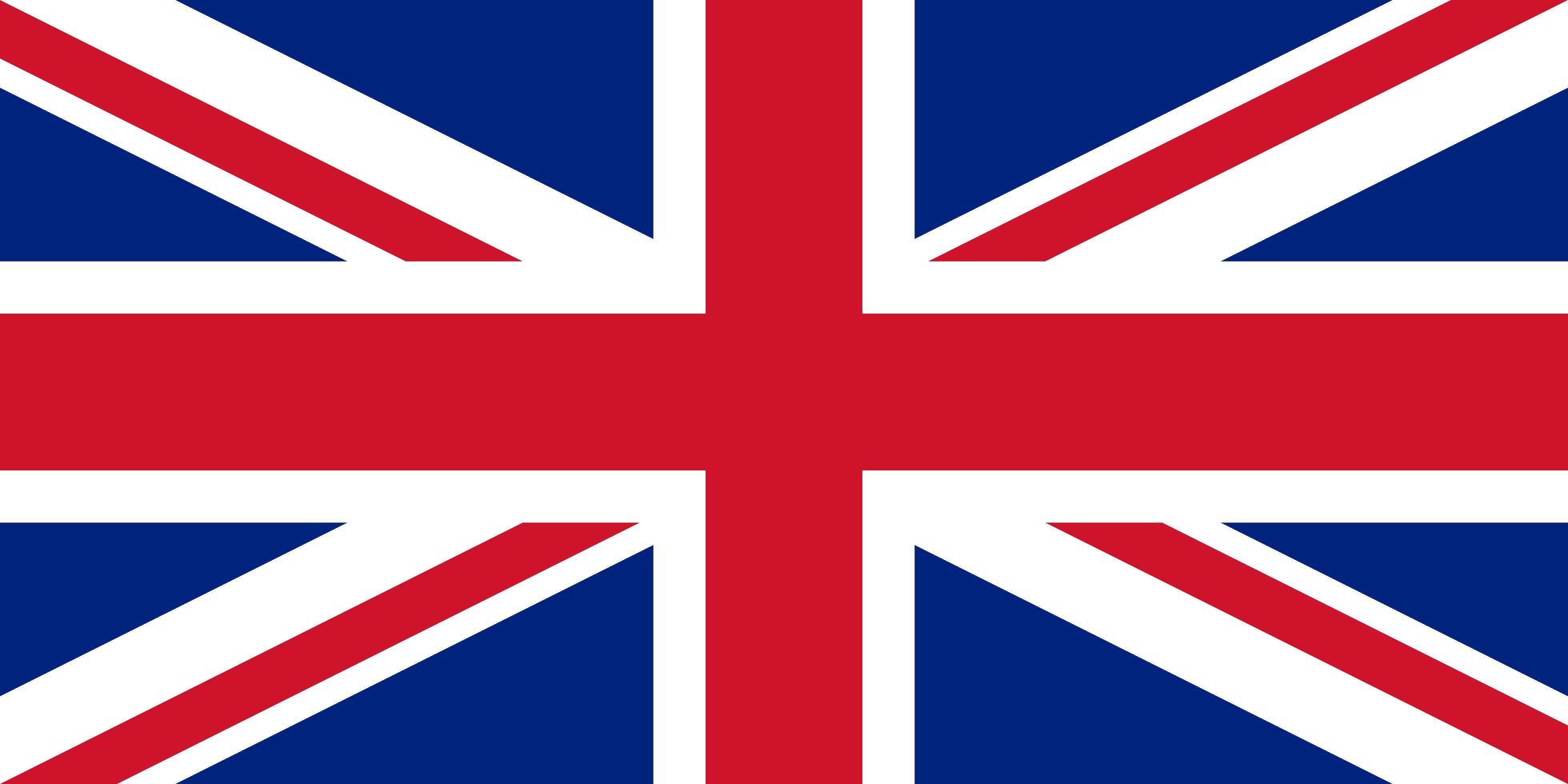 Vereinigte Königreich Großbritannien Flagge vektor